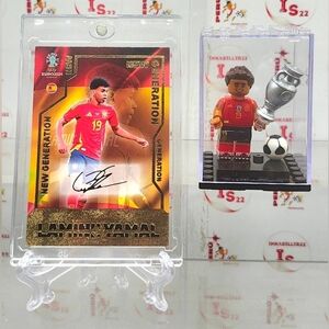 Lamine Yamal Euro Cup Germany 2024 Champion Autor Printed signature